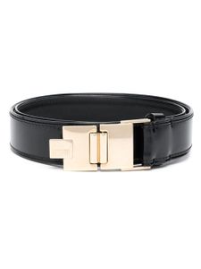 Gianfranco Ferré Pre-Owned ceinture en cuir à fermoir loquet (années 1990) - Noir