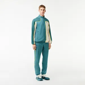 Lacoste Sport Trainingspak Heren Groen - Maat XS - Kleur: BeigeDonkergroen | Soccerfanshop