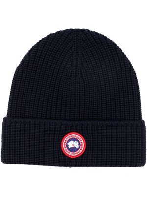 Canada Goose bonnet Arctic Disc en laine à ornements - Bleu
