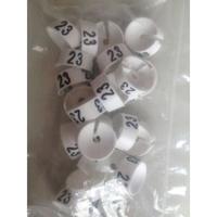 MB wit/zwart 23 voor op kledinghanger