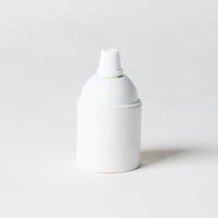 Bakeliet fitting lamp e27 wit rond rond