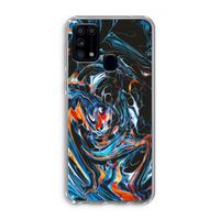 Black Unicorn: Samsung Galaxy M31 Transparant Hoesje