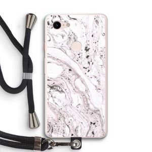 Mengelmoes: Pixel 3 XL Transparant Hoesje met koord
