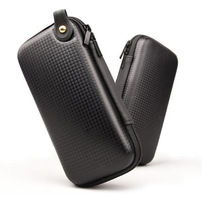 Multi-functie reizen mobiele Power oortelefoon elektronische product opbergdoos beschermende tas (zwart)