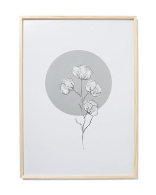 HEMA Fotolijst 50x70cm notenkleur massief hout hout (hout)