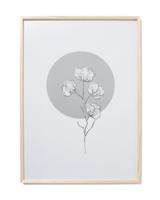 HEMA Fotolijst 50x70cm notenkleur massief hout hout (hout) - thumbnail