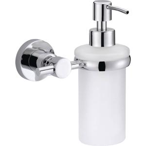 tesa LOXX 40281-00000-00 Zeepdispenser 200 ml Chroom (glanzend), Wit (gesatineerd)