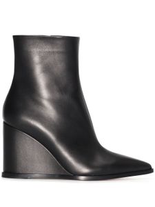 Gianvito Rossi bottines compensées Glove 85 mm - Noir