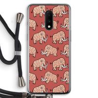 Mammoet: OnePlus 7 Transparant Hoesje met koord