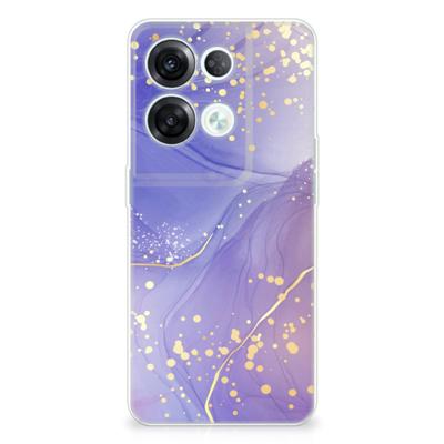 Smartphone hoesje voor OPPO Reno8 Pro Watercolor Paars
