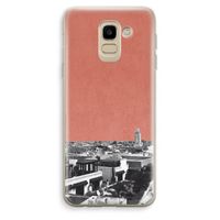 Marrakech Skyline : Samsung Galaxy J6 (2018) Transparant Hoesje