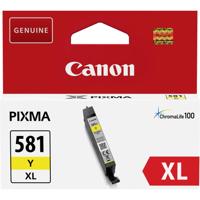 Canon Inktcartridge CLI-581Y XL Origineel Geel 2051C001 Canon Inktcartridge CLI-581Y XL Origineel Geel 2051C001