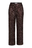 Talia sequins trousers - espresso - 13346