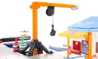 Siku Aanlegsteiger kunststof veelkleurig incl. 2 bodemplaten boot boeien snackbar steiger en kraan eenvoudige in elkaar zetten - thumbnail