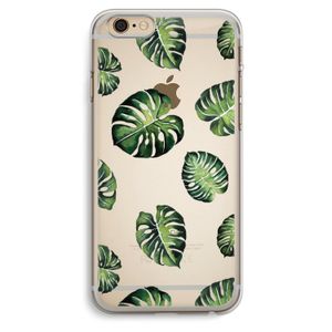 Tropische bladeren: iPhone 6 Plus / 6S Plus Transparant Hoesje