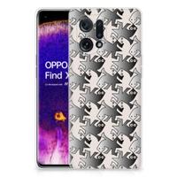 OPPO Find X5 | TPU Hoesje | Salamander Grey