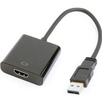 Gembird A-USB3-HDMI-02 USB HDMI Zwart kabeladapter/verloopstukje - thumbnail