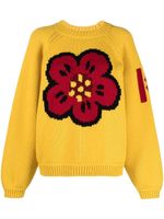 Kenzo pull Boke Flower à manches amples - Jaune