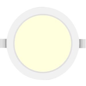 LED Downlight Pro - Aigi Trinko - Inbouw Rond 20W - Warm Wit 3000K - Mat Wit - Kunststof - Ø222mm