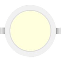 LED Downlight Pro - Aigi Trinko - Inbouw Rond 20W - Warm Wit 3000K - Mat Wit - Kunststof - Ø222mm