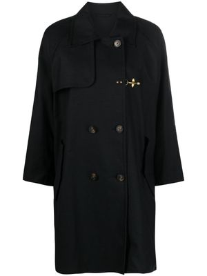 Fay trench à boutonnière croisée - Noir