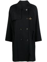 Fay trench à boutonnière croisée - Noir