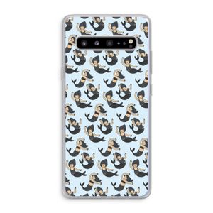 Zeemeermin: Samsung Galaxy S10 5G Transparant Hoesje
