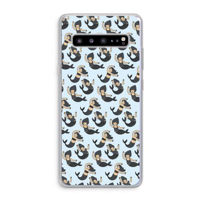 Zeemeermin: Samsung Galaxy S10 5G Transparant Hoesje