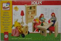 Van Der Doelen Poppenhuis meubels eetkamer met trolley