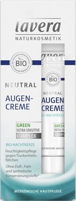 Lavera Neutral oogcreme creme/contour des yeux bio FR-NL (15 ml)