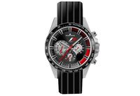 Horlogeband Jacques Lemans F5022 Rubber Zwart 21mm