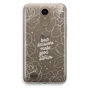 Good stories: LG K10 (2017) Transparant Hoesje
