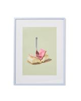 HEMA Fotolijst 30x40cm hout dun (lichtblauw)