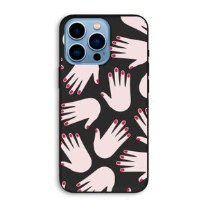 Hands pink: iPhone 13 Pro Max Biologisch afbreekbaar hoesje