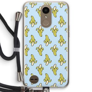 Bananas: LG K10 (2017) Transparant Hoesje met koord