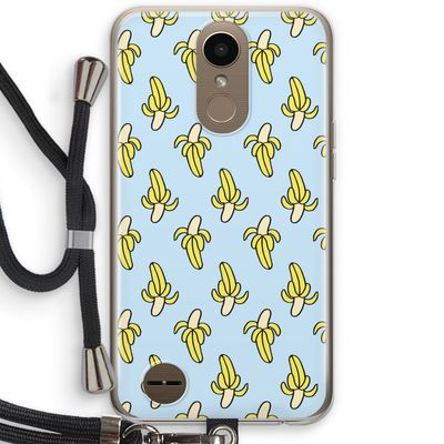Bananas: LG K10 (2017) Transparant Hoesje met koord