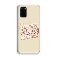 Pizza is the answer: Samsung Galaxy S20 Plus Transparant Hoesje