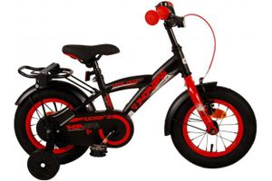 Volare thombike kinderfiets - jongens - 12 inch - zwart rood