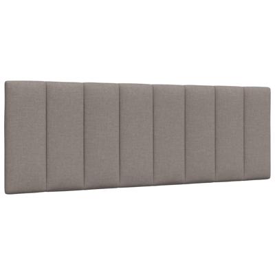 Hoofdbordkussen "Hanko" 140 cm stof taupe