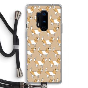 Doggy: OnePlus 8 Pro Transparant Hoesje met koord