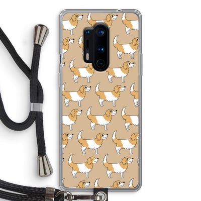 Doggy: OnePlus 8 Pro Transparant Hoesje met koord