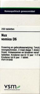 VSM Nux vomica D6 (200 tab)