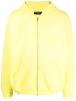 Mainless veste en coton à capuche - Jaune