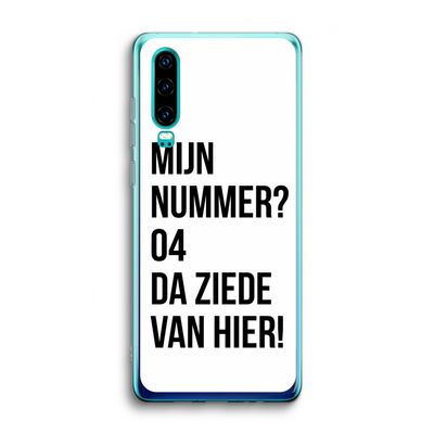 Da ziede van hier: Huawei P30 Transparant Hoesje