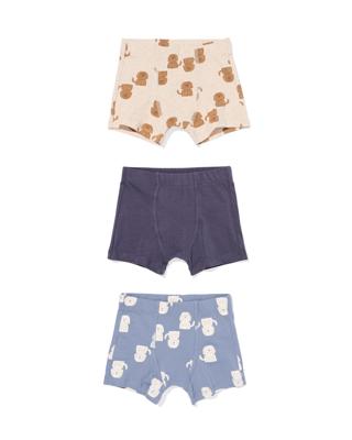 HEMA Kinderboxers honden - 3 stuks blauw (blauw)