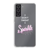 Sparkle quote: Samsung Galaxy S21 FE Transparant Hoesje