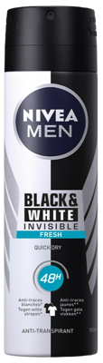 Nivea Men Black & White Invisible Fresh Deodorant Spray