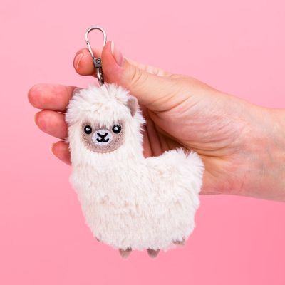 Knuffel sleutelhanger - Lama