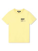 Dkny Kids t-shirt en coton à logo imprimé - Jaune - thumbnail