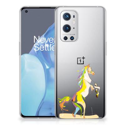 OnePlus 9 Pro Telefoonhoesje met Naam Horse Color OnePlus 9 Pro Telefoonhoesje met Naam Horse Color